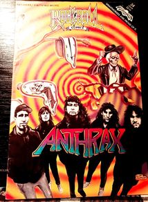 1991. Rock n Roll Comics .Anthrax and Faith No More.