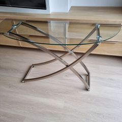 Glass console Table
