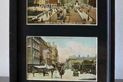 Framed Vintage Dublin Postcards  Sackville Street &amp; Grafton Street