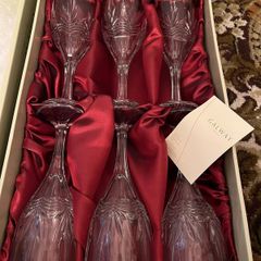 Galway Crystal Wine Glasses - Set of 6