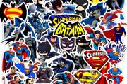 45PCS Disney Marvel Stickers Anime Batman Sticker Decals DIY Skateboard Car Motorcycle Cool Superhero Sticker for Kids Toys