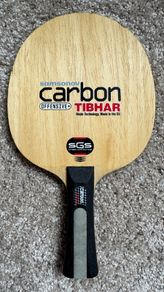 Tibhar Samsonov Carbon SGS Flared handle table tennis bat, racket, blade, paddle