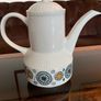 Vintage Kathie Winkle Renaissance Coffee Pot Staffordshire Ironstone England Image 7