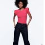 ZARA Red Ribbed Bodysuit Size S / EUR 36 Image 5