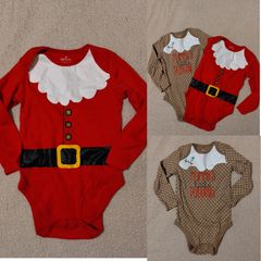 Christmas Baby Cotton bodysuits,  NEW