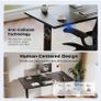 Electric Standing Desk, 160 x 60 cm Height Adjustable Sit Stand Desk with Splice Board and Memory Smart Pannel, Home Office Desks, Black Image 5