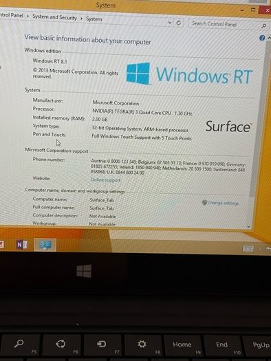 Surface Tab