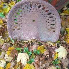 vintage tractor seat