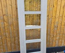 interior grey door glazed