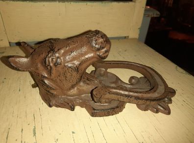 Cast Iron Hirse Head Doir Knocker