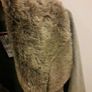 Fur collared cape shawl NEW Image 2