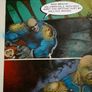 2000ad Judge Dredd Megazine original art Nick Percival Brit Cit Brute with Overlay Image 8