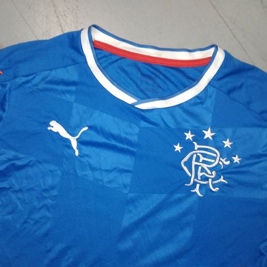 FREE POST Rangers Jersey Shirt Top Scotland Glasgow Soccer Football Diadora Small Kids Youths Childs Chilrens Boys Girls