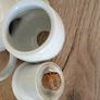 Lovely Vintage Porcelain Set, Silver Spoon Image 4