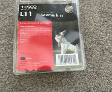 Sealed Tesco L11 Black Remanufactured Ink Cartridge for Lexmark 16
