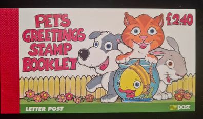 Ireland PETS Greetings Stamp Booklet (MNH)