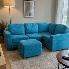 Corner L shaped sofa/sofabed/