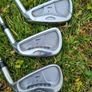 Taylormade rac  irons 3-5-7-8-9-pw-sw golf pride and taylormade grips  In excellent condition Image 3