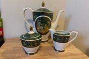 Egyptian Porcelain Coffee Pot Set Never Used