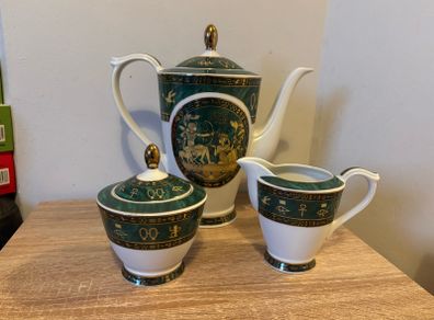 Egyptian Porcelain Coffee Pot Set Never Used