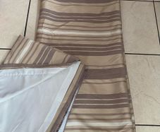 NEW Gorgeous Pair of Fully Lined Curtains  90 wide x 72 inches long, Tape top