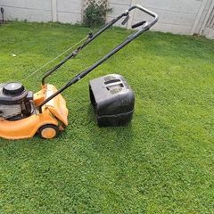 petrol lawnmower