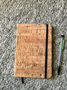 Cork cover notebook