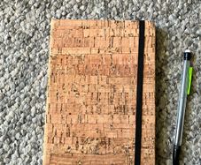 Cork cover notebook