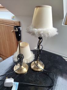 Lamps - antique brass