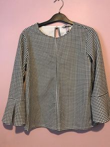 H&M houndstooth top