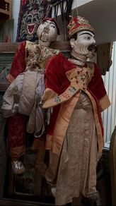 Pair Of 19th Century Burmese Puppets