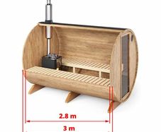 Barrel Sauna 3m