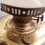 Pair of Victorian brass oil lamps converted to electrics Image 3