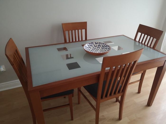 kitchen table and four chairs
