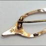 Antique 9ct Rose Gold Wishbone brooch Image 4