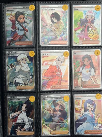 Pokemon Cards 99 Trainer Full Arts