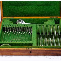 Silver Plated Cutlery Set 36 Pce Set Monogrammed