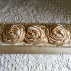 Ivory Satin Clutch