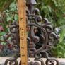 Antique Victorian cast iron wall mounted bird bath bird feeder Image 7