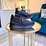 XTI Black Quilted Wedge Trainers - Size UK 5 / EU 38 Image 4