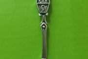 Sterling silver spoon with amber
