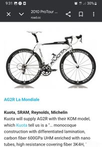 Kuota KOM limited edition frameset