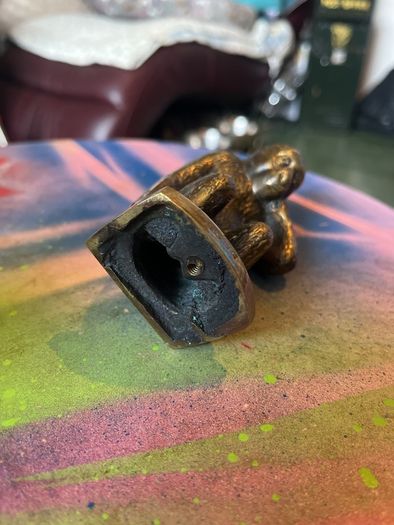 Very old brass monkey