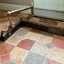 Very decorative antique brass and copper fender Image 6