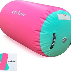 Gymnastics Tumbling Equipment Air Barrel Inflatable Octagon Tumbler Roller Back-bend Trainer Chearleeding Mat Without Pump