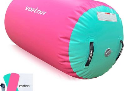 Gymnastics Tumbling Equipment Air Barrel Inflatable Octagon Tumbler Roller Back-bend Trainer Chearleeding Mat Without Pump