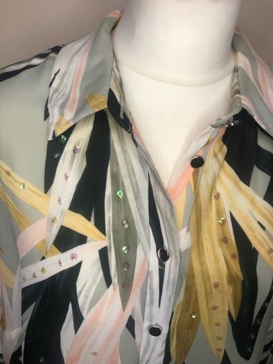 Evans long floral blouse (size 26)