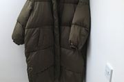 Tommy jeans green long puffer jacket