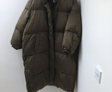 Tommy jeans green long puffer jacket