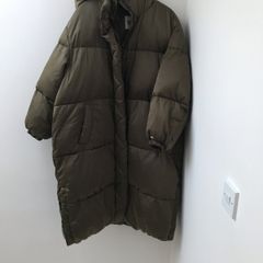 Tommy jeans green long puffer jacket